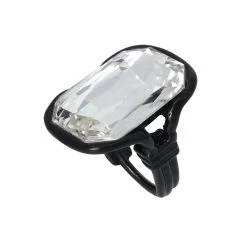 STONE COCKTAIL RING BLACK 5 STONE COCKTAIL RING BLACK -Fashion Haven Shop 422754BLK111 2