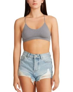 THE ELLA MESH BRALETTE GREY -Fashion Haven Shop BBDAKOTA RTW0044 GREY 01