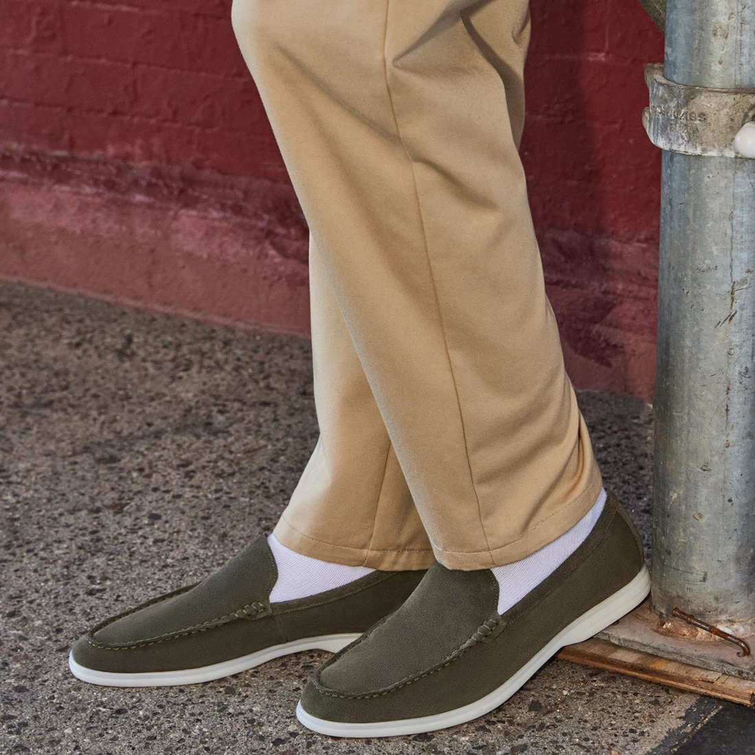 LARKEN OLIVE SUEDE 8 LARKEN OLIVE SUEDE - Image 6