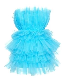 CATHLEEN DRESS BLUE -Fashion Haven Shop STEVEMADDEN APPAREL RTW0347 BLUE 17528copy