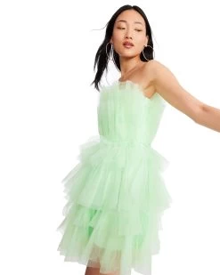 CATHLEEN DRESS LIGHT GREEN 10 CATHLEEN DRESS LIGHT GREEN -Fashion Haven Shop STEVEMADDEN APPAREL RTW0347 GREEN 03