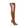 VAVA COGNAC PATENT 1 VAVA COGNAC PATENT -Fashion Haven Shop STEVEMADDEN BOOTS VAVA COGNAC PATENT SIDE