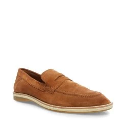 LEVON COGNAC SUEDE -Fashion Haven Shop STEVEMADDEN CASUAL LEVON COGNAC SUEDE