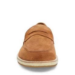 LEVON COGNAC SUEDE -Fashion Haven Shop STEVEMADDEN CASUAL LEVON COGNAC SUEDE FRONT