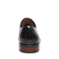 PLOT BLACK LEATHER 12 PLOT BLACK LEATHER -Fashion Haven Shop STEVEMADDEN DRESS PLOT BLACK LEATHER BACK