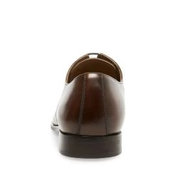 PREY BROWN LEATHER 11 PREY BROWN LEATHER -Fashion Haven Shop STEVEMADDEN DRESS PREY BROWN LEATHER BACK