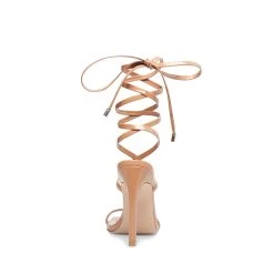 UPLIFT CAMEL PATENT -Fashion Haven Shop STEVEMADDEN DRESS UPLIFT CAMEL PATENT BACK