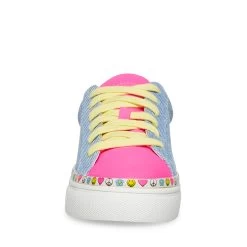 JVIBEZ DENIM FABRIC -Fashion Haven Shop STEVEMADDEN KIDS SHOES JVIBEZ MULTI FRONT