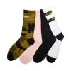 LOGO CREW SOCKS CAMO MULTI -Fashion Haven Shop STEVEMADDEN LEGWEAR L CAMOU3 CAMO MULTI