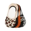 LEOPARD MULTI FOOTIE MULTI 2 LEOPARD MULTI FOOTIE MULTI -Fashion Haven Shop STEVEMADDEN LEGWEAR L LEOP5 TAN MULTI