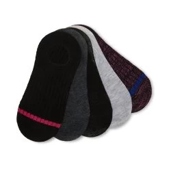 L-SNEAKY FOOTIES BLACK MULTI