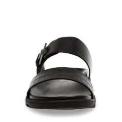 CADMUS BLACK LEATHER 9 CADMUS BLACK LEATHER -Fashion Haven Shop STEVEMADDEN MENS CADMUS CADEY CORRO BLACK LEATHER FRONT