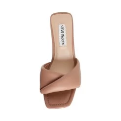 THAI TAN LEATHER -Fashion Haven Shop STEVEMADDEN SANDALS THAI NUDE LEATHER TOP