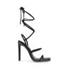UNFOLD BLACK -Fashion Haven Shop STEVEMADDEN SANDALS UNFOLD BLACK SIDE