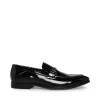 AAHRON BLACK PATENT 1 AAHRON BLACK PATENT -Fashion Haven Shop STEVEMADDEN SHOES AAHRON BLACK PATENT SIDE