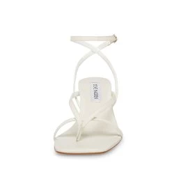 ALAINA BONE LEATHER -Fashion Haven Shop STEVEMADDEN SHOES ALAINA WHITE FRONT