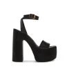ALESSIA BLACK LEATHER -Fashion Haven Shop STEVEMADDEN SHOES ALESSIA BLACK PATENT SIDE