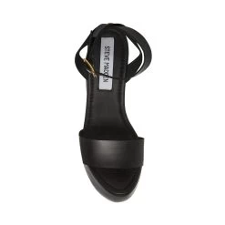 ALESSIA BLACK LEATHER 10 ALESSIA BLACK LEATHER -Fashion Haven Shop STEVEMADDEN SHOES ALESSIA BLACK PATENT TOP