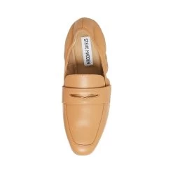 CALVER TAN LEATHER 10 CALVER TAN LEATHER -Fashion Haven Shop STEVEMADDEN SHOES CALVER TAN LEATHER TOP
