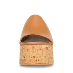 CALYSTA TAN LEATHER 9 CALYSTA TAN LEATHER -Fashion Haven Shop STEVEMADDEN SHOES CALYSTA TAN LEATHER FRONT