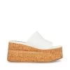CALYSTA WHITE LEATHER -Fashion Haven Shop STEVEMADDEN SHOES CALYSTA WHITE LEATHER SIDE