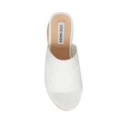 CALYSTA WHITE LEATHER -Fashion Haven Shop STEVEMADDEN SHOES CALYSTA WHITE LEATHER TOP