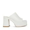 CAPRIA WHITE LEATHER -Fashion Haven Shop STEVEMADDEN SHOES CAPRIA WHITE LEATHER SIDE