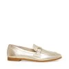 CARRINE GOLD LEATHER -Fashion Haven Shop STEVEMADDEN SHOES CARRINE GOLD LEATHER SIDE