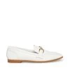 CARRINE WHITE LEATHER -Fashion Haven Shop STEVEMADDEN SHOES CARRINE WHITE LEATHER SIDE