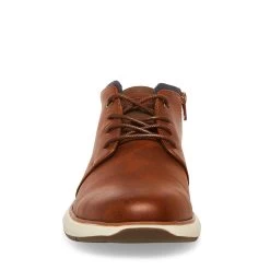 COLLIER COGNAC 9 COLLIER COGNAC -Fashion Haven Shop STEVEMADDEN SHOES COLLIER COGNAC FRONT