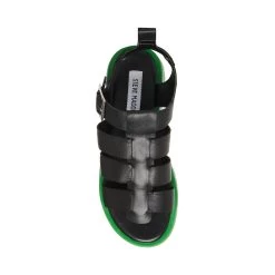 DEVLYN BLACK LEATHER 9 DEVLYN BLACK LEATHER -Fashion Haven Shop STEVEMADDEN SHOES DEVLYN BLACK LEATHER TOP