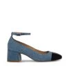ELI DENIM MULTI -Fashion Haven Shop STEVEMADDEN SHOES ELI DENIM FABRIC SIDE