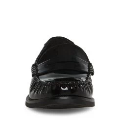 EMMET BLACK PATENT -Fashion Haven Shop STEVEMADDEN SHOES EMMET BLACK PATENT FRONT
