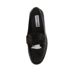 EMMET BLACK PATENT -Fashion Haven Shop STEVEMADDEN SHOES EMMET BLACK PATENT TOP