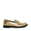 EMMET GOLD CROCODILE 1 EMMET GOLD CROCODILE -Fashion Haven Shop STEVEMADDEN SHOES EMMET GOLD CROCO SIDE