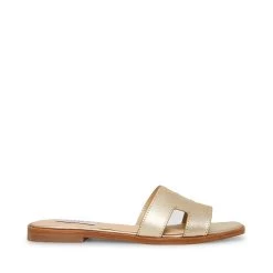 HADYN GOLD LEATHER 10 HADYN GOLD LEATHER -Fashion Haven Shop STEVEMADDEN SHOES HADYN GOLD LEATHER SIDE
