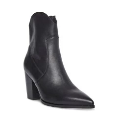 JANETTA BLACK LEATHER -Fashion Haven Shop STEVEMADDEN SHOES JANETTA BLACK LEATHER
