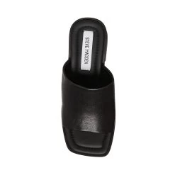 KATE BLACK LEATHER 10 KATE BLACK LEATHER -Fashion Haven Shop STEVEMADDEN SHOES KATE BLACK LEATHER TOP