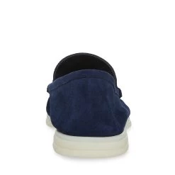 LARKEN NAVY SUEDE 12 LARKEN NAVY SUEDE -Fashion Haven Shop STEVEMADDEN SHOES LARKEN NAVY BACK