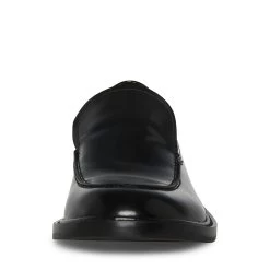 LARUSSO BLACK LEATHER 9 LARUSSO BLACK LEATHER -Fashion Haven Shop STEVEMADDEN SHOES LARUSSO BLACK LEATHER FRONT