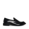 LARUSSO BLACK LEATHER -Fashion Haven Shop STEVEMADDEN SHOES LARUSSO BLACK LEATHER SIDE