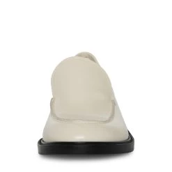 LARUSSO BONE LEATHER -Fashion Haven Shop STEVEMADDEN SHOES LARUSSO BONE LEATHER FRONT