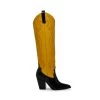 LASSO BLACK/YELLOW 2 LASSO BLACK/YELLOW -Fashion Haven Shop STEVEMADDEN SHOES LASSO BLACK YELLOW SIDE