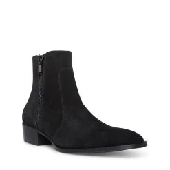 NOLE BLACK SUEDE -Fashion Haven Shop STEVEMADDEN SHOES NOLE BLACK SUEDE
