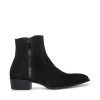 NOLE BLACK SUEDE -Fashion Haven Shop STEVEMADDEN SHOES NOLE BLACK SUEDE SIDE