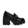 PENELOPE BLACK PATENT -Fashion Haven Shop STEVEMADDEN SHOES PENELOPE BLACK PATENT SIDE