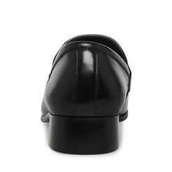 PHILIPPE BLACK LEATHER -Fashion Haven Shop STEVEMADDEN SHOES PHILIPPE BLACK LEATHER BACK