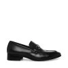 PHILIPPE BLACK LEATHER -Fashion Haven Shop STEVEMADDEN SHOES PHILIPPE BLACK LEATHER SIDE