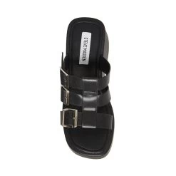 PIERCE BLACK LEATHER -Fashion Haven Shop STEVEMADDEN SHOES PIERCE BLACK LEATHER TOP
