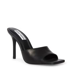 Fashion Haven Shop -Fashion Haven Shop STEVEMADDEN SHOES SIGNAL BLACK LEATHER